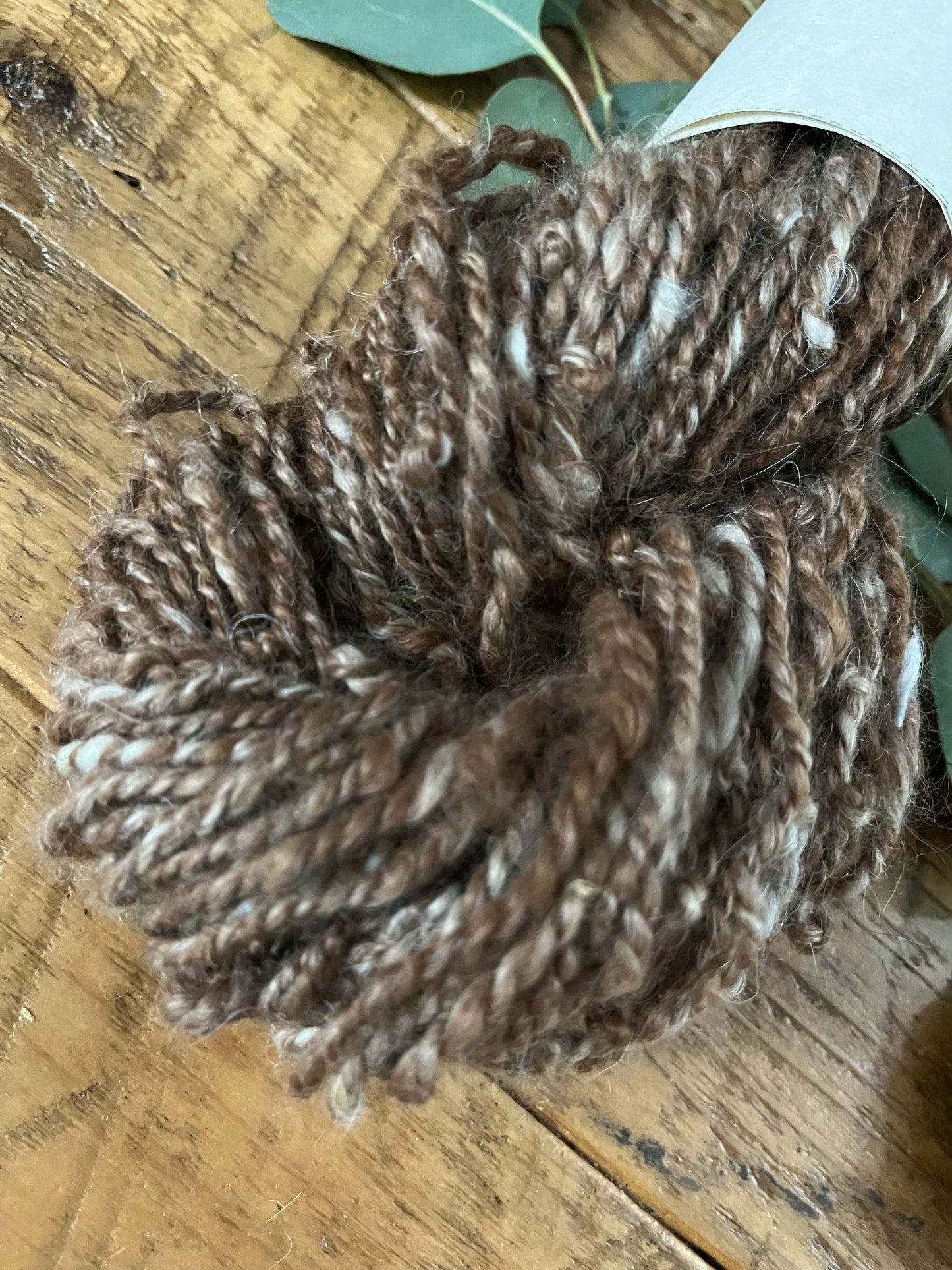 Handspun Suri Llama Yarn - Val