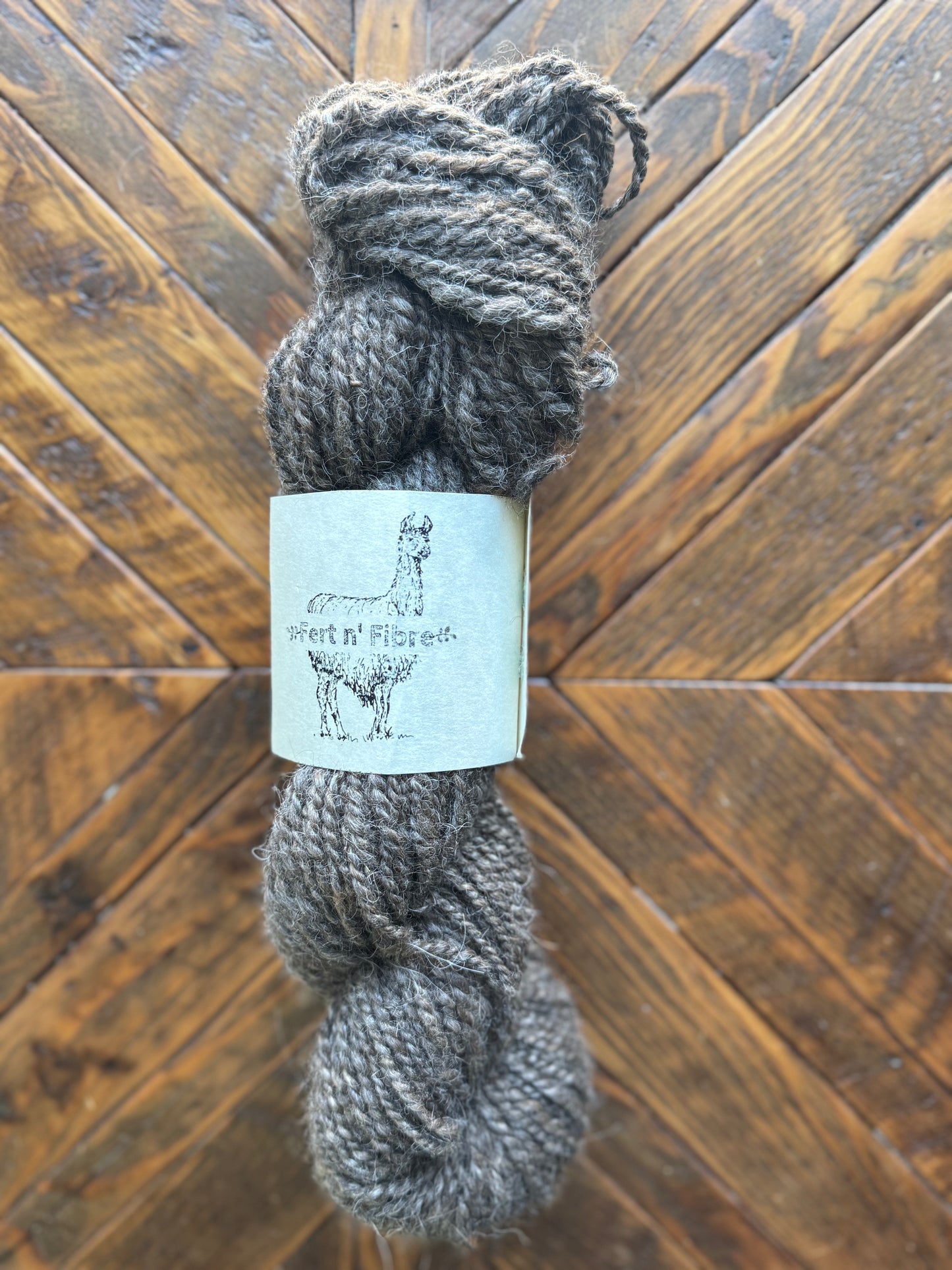 Handspun Suri Llama Yarn - Sparkie